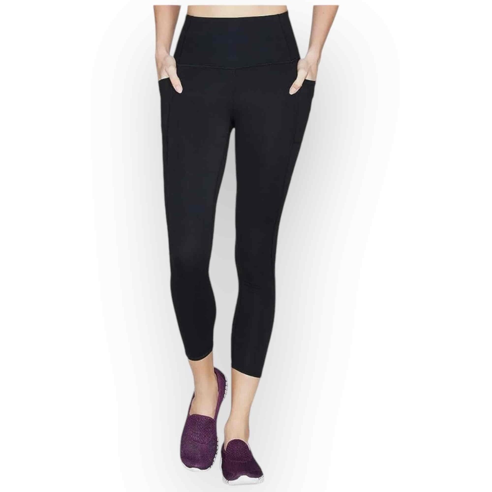 NWT‎ Skechers GO WALK GOFLEX High-Waisted 7/8 Leggings Black Women's Size XS